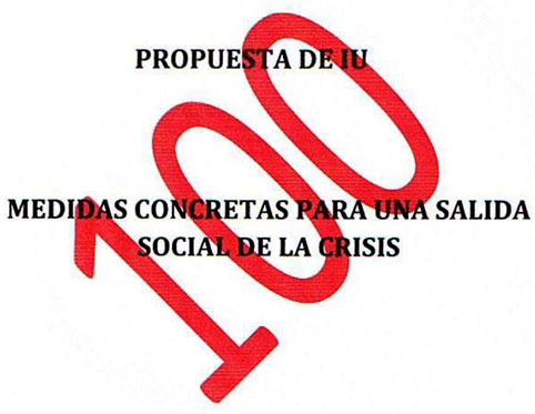 100 medidas para una salida social de la crisis