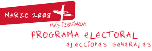 Programa Electoral Elecciones Generales 2008