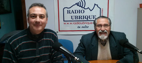 Manuel Ramírez y Pepe García en Radio Ubrique