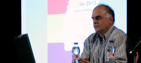 Fernando Sígler durante la charla 