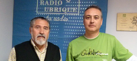 José García y Manuel Ramírez en Radio Ubrique