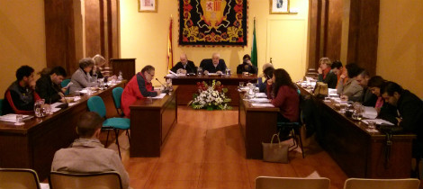 Aspecto del Pleno Municipal de Diciembre de 2013