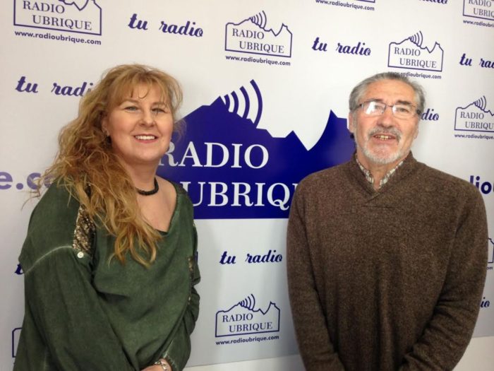 Pepi Morales y José García en Radio Ubrique