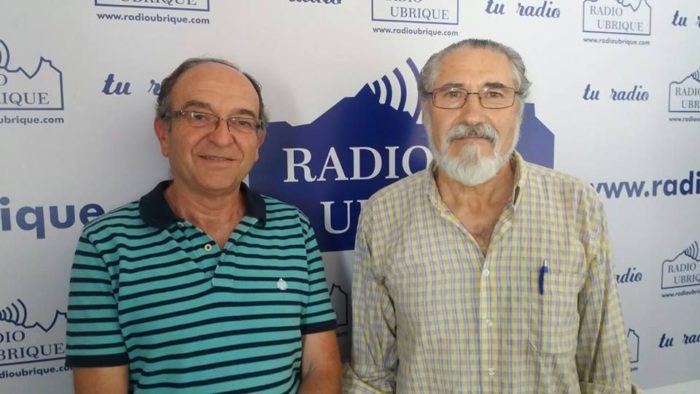 Miguel González y Pepe García en Radio Ubrique